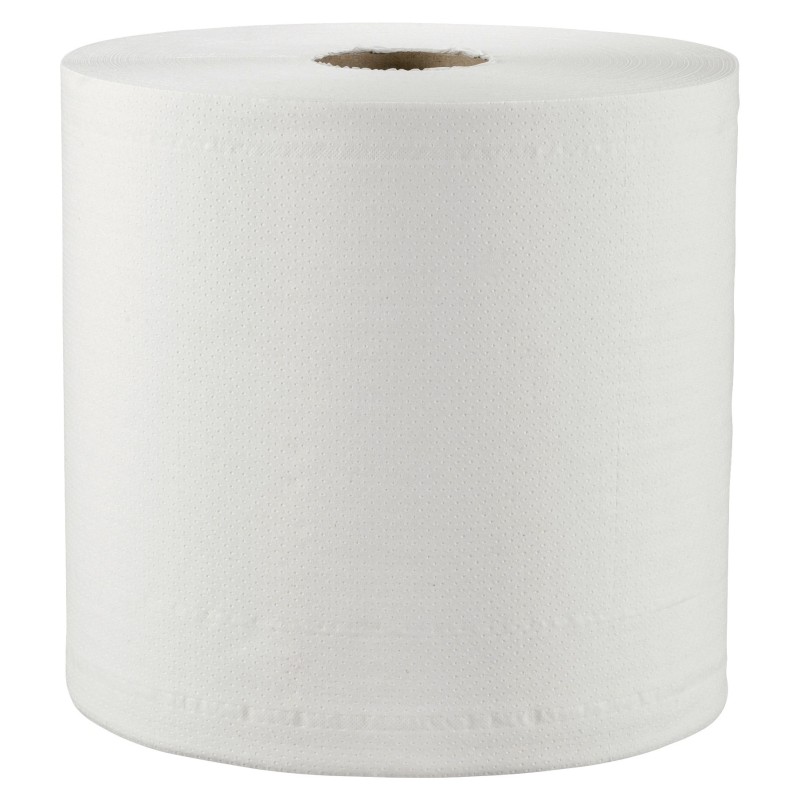 Bobine d'essuyage blanche super absorbante - Blanc - 1000 feuilles