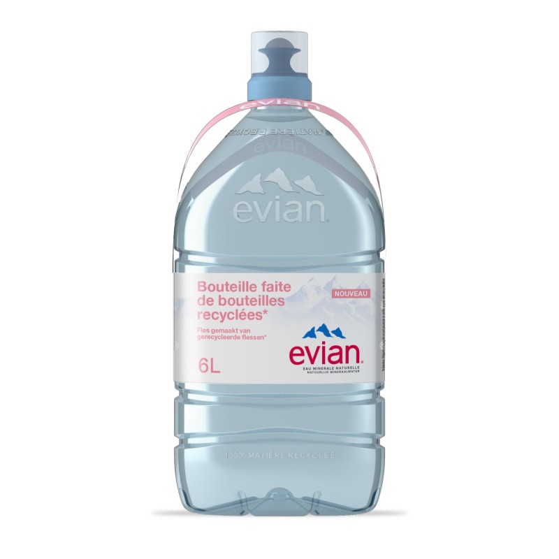 Evian Eau minérale naturelle - Bonbonne 6 L