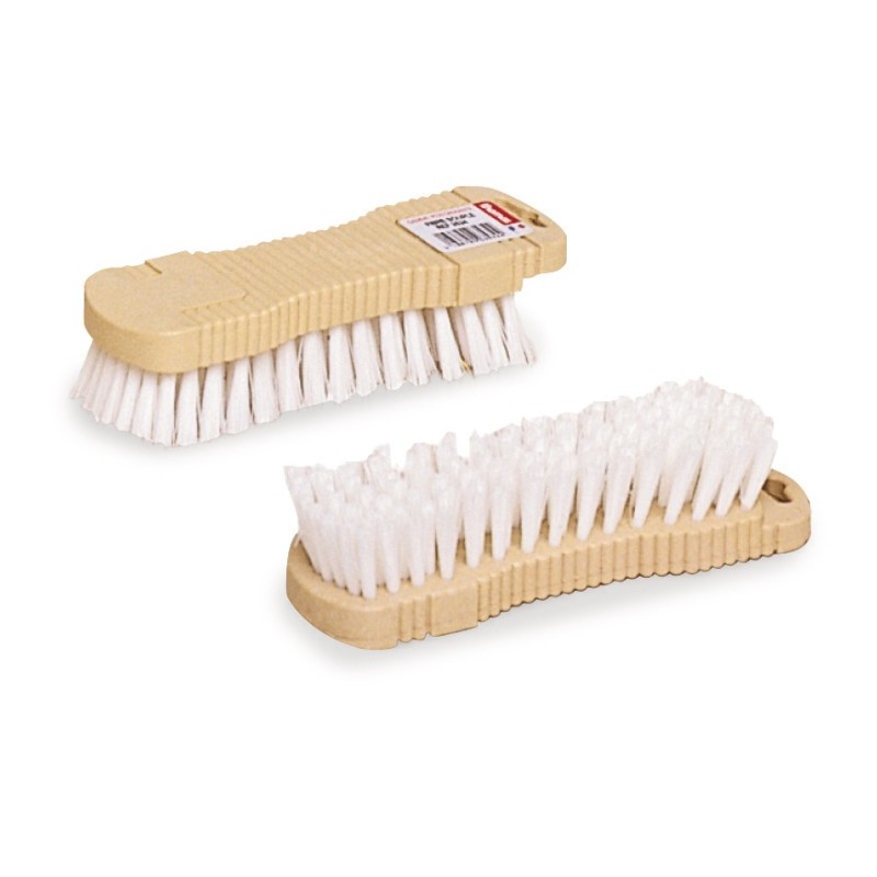 Brosserie Thomas - Brosse à main nylon 19 cm - Blanc