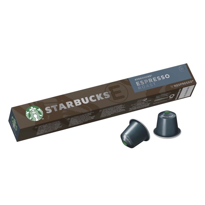 Starbucks Espresso Roast pour machine Nespresso - Intensité 11 - Paquet 10 capsules