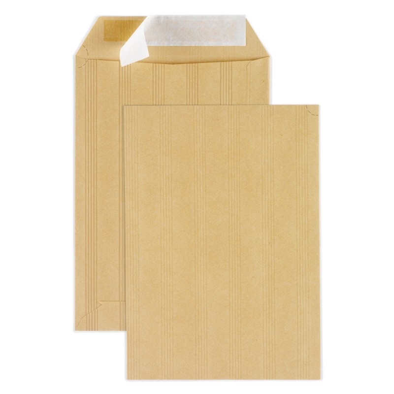 Pochette kraft brun Adour C5 162 x 229 mm 90g sans fenêtre - autocollante bande protectrice - Lot de 500