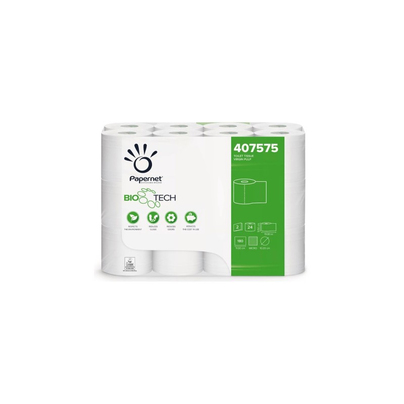 Papernet Papier toilette - 24 rouleaux - Blanc