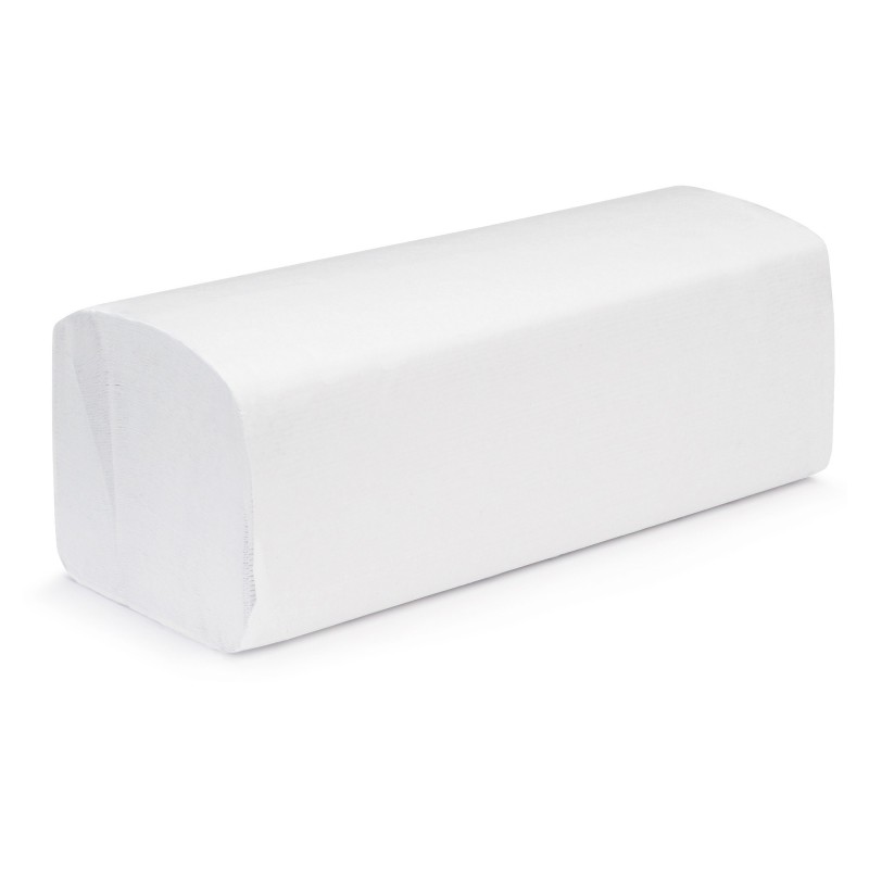 Essuie-mains confort 5000 feuilles Blanc - Lot de 20