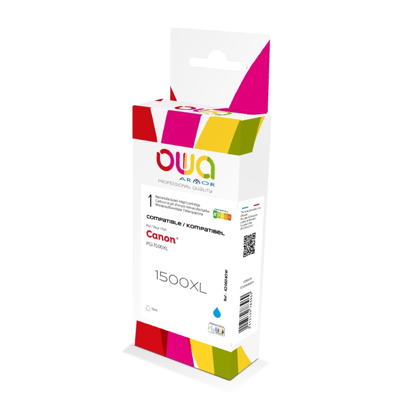 OWA Cartouche d'encre compatible CANON PGI-1500XL - K20634OW - Cyan