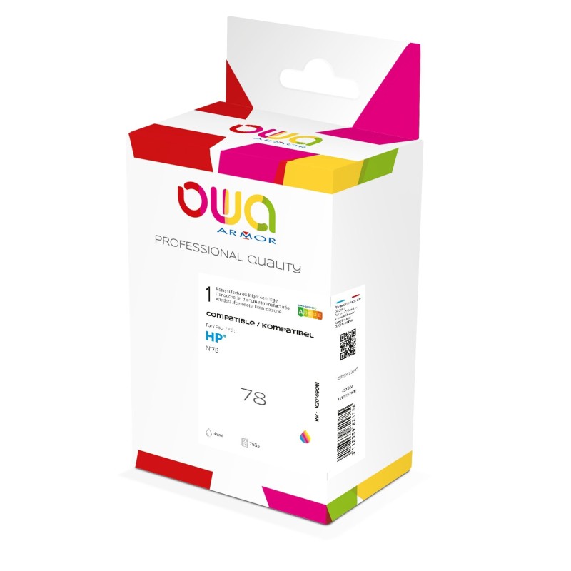 OWA Cartouche d'encre compatible HP 78 C6578D - K20109OW - Tricolore