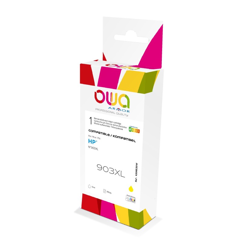OWA Cartouche d'encre compatible HP 903XL T6M11AE - K20652OW - Jaune