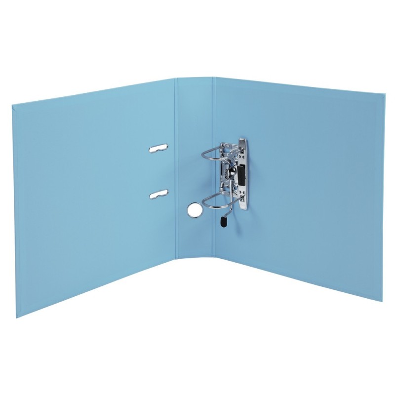 Exacompta Classeur à levier A4 Prem'Touch - Carton robuste 28/10e - Dos 7 cm - Bleu