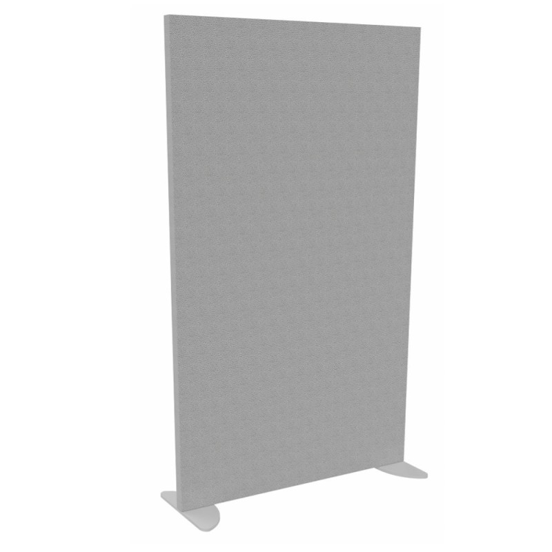 Cloison séparation acoustique individuel Zitto H. 200 x L. 120 cm - Gris