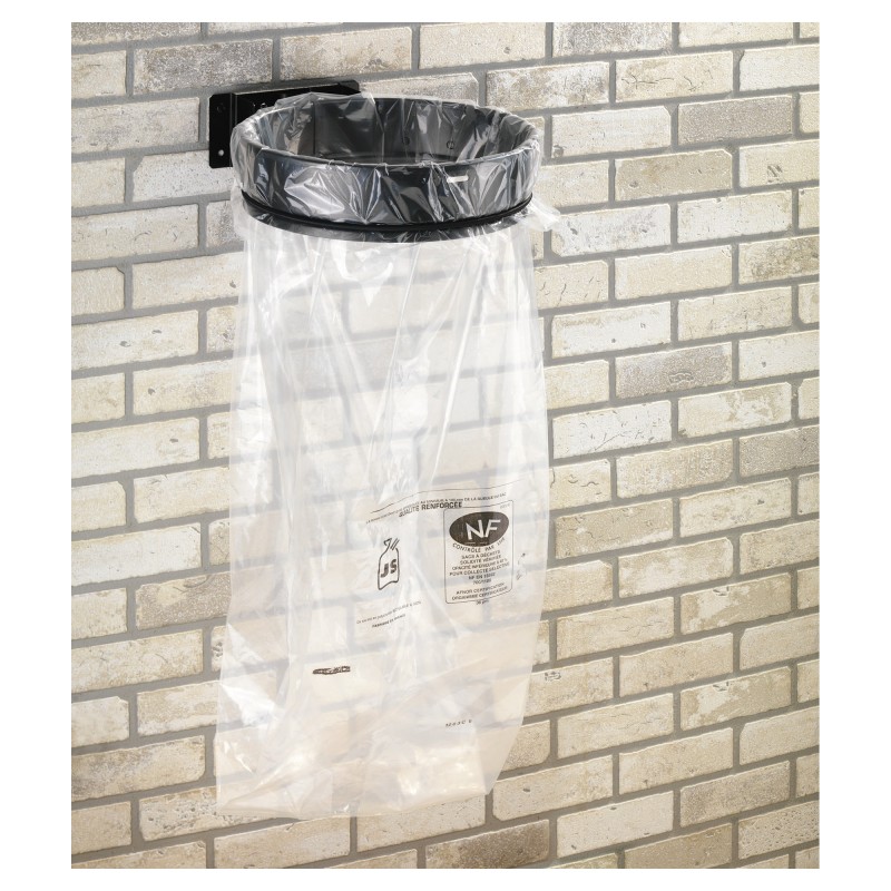 Rossignol Collecteur de déchets mural sans couvercle - 110l Gris