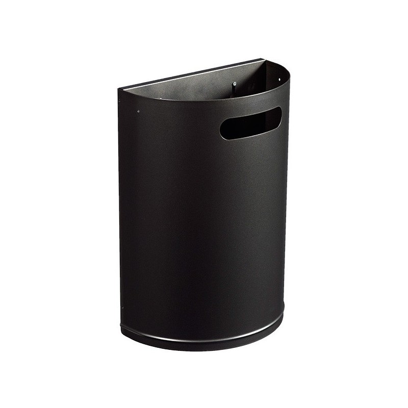 Rossignol Corbeille extérieure ronde en métal - 20l