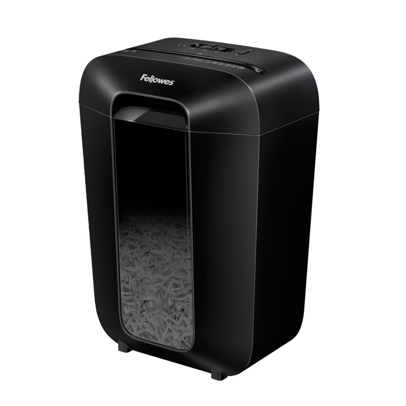 Fellowes Destructeur de documents Powershred LX70 coupe croisée DIN P4 - 11 feuilles - Corbeille 18L - Noir
