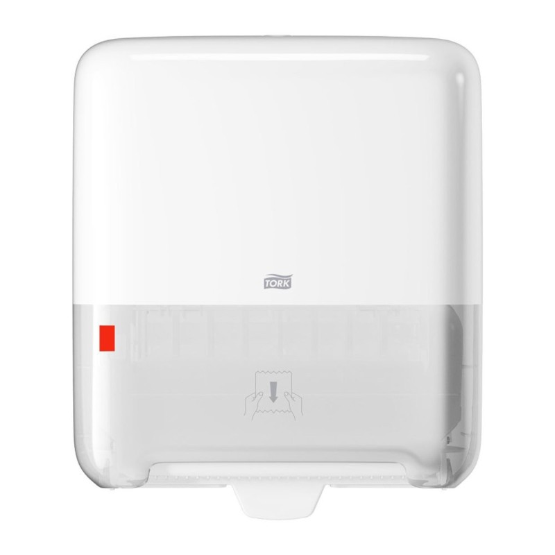 Tork Matic Distributeur rouleau d'essuie-mains H1 indicateur de recharge - Gamme Elevation - Blanc