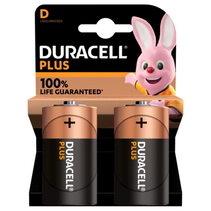 Duracell Pile alcaline D / LR20 - Lot de 2