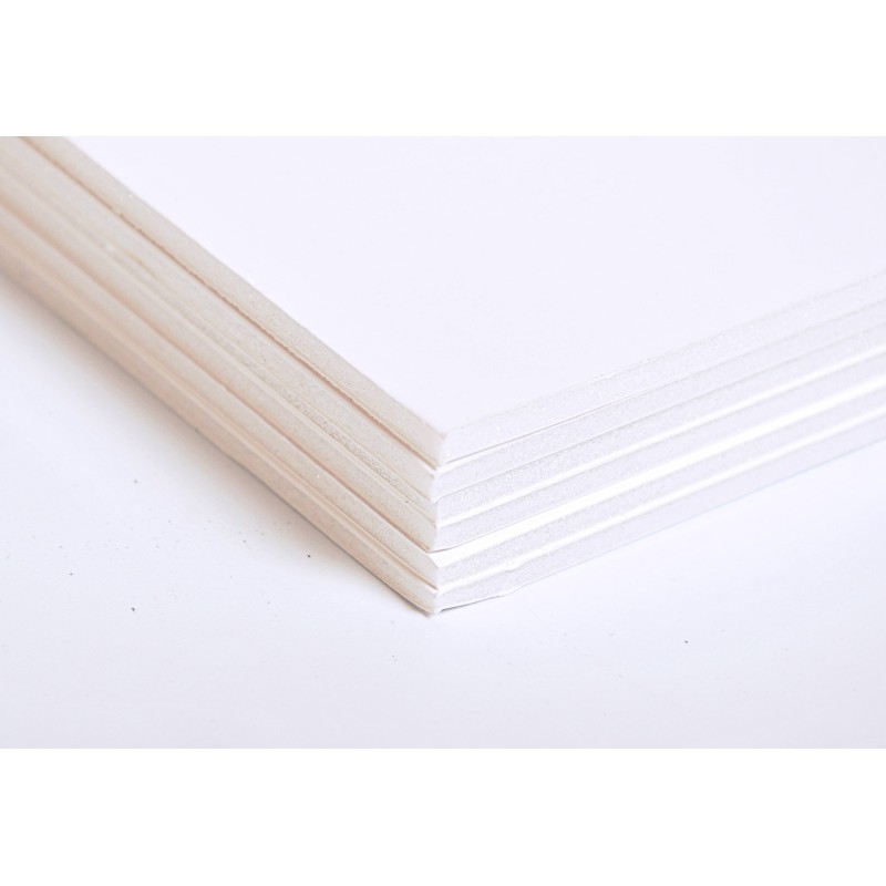 Clairefontaine Carton plume 5 feuilles 70 x 100 cm épaisseur 5 mm coloris blanc