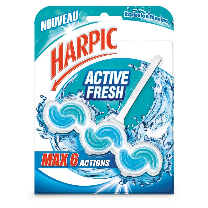 Harpic Bloc WC active fresh - parfum marin