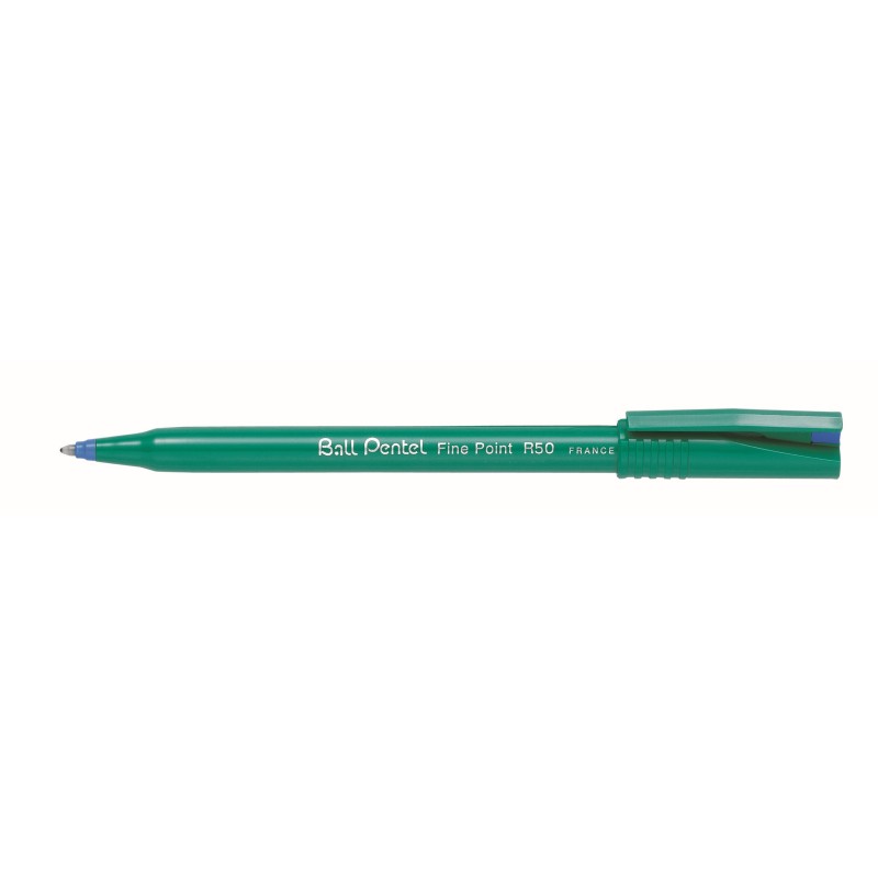 Pentel Feutre à bille Ball Pentel R50 - pointe 0,8 mm - Encre Bleue