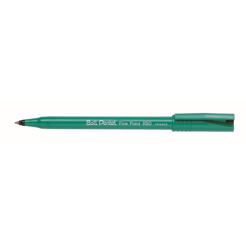 Pentel Feutre à bille Ball Pentel R50 - pointe 0,8 mm - Encre Noire