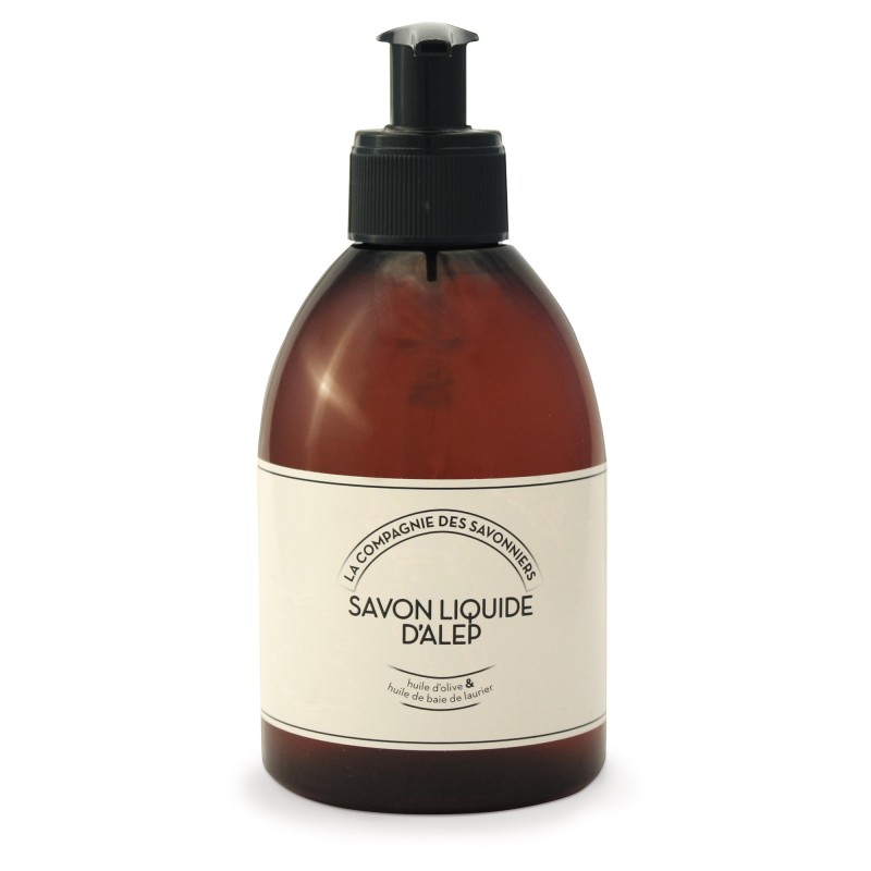 La Compagnie des Savonniers - Savon liquide d'Alep - Flacon pompe 300 ml