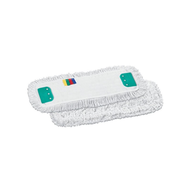 TTS Frange polycoton à languettes 40 x 13 cm - Blanc