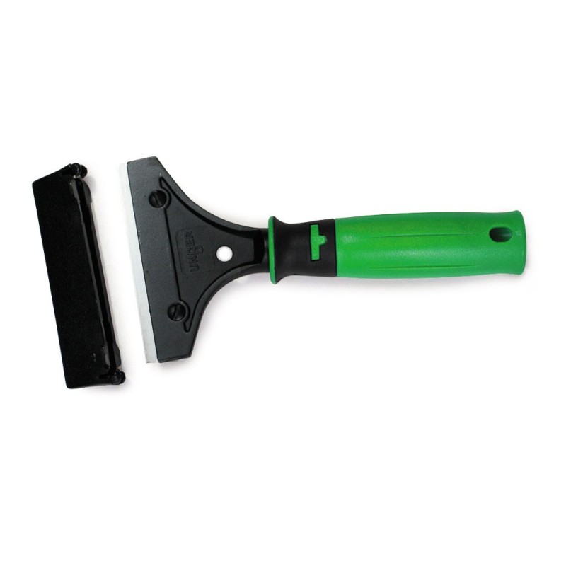 Unger Grattoir vitres - Lame de 10 cm - Vert
