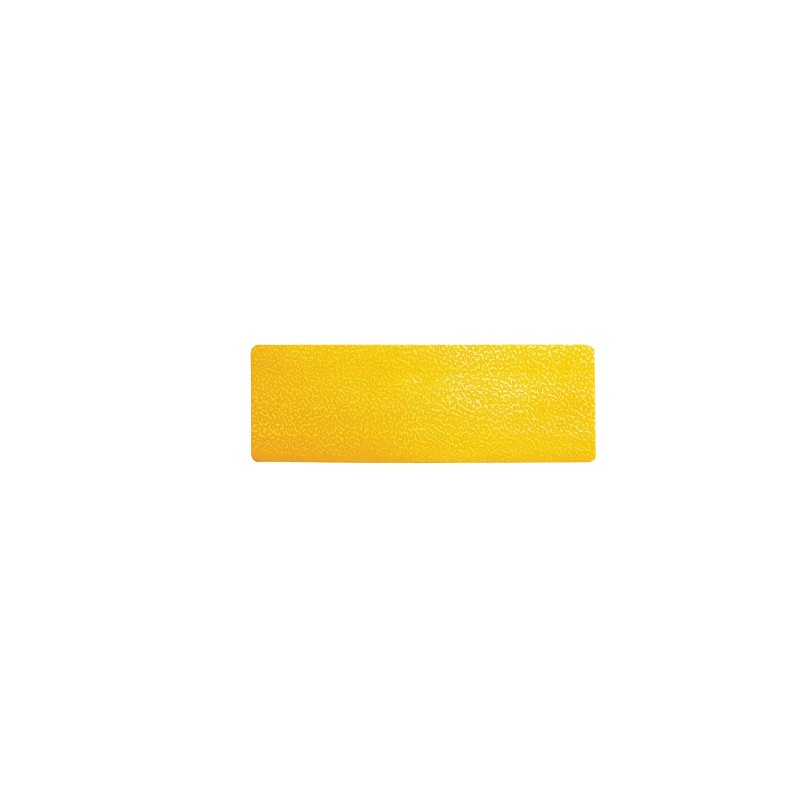 Durable Symbole de marquage au sol permanent - Adhésif antidérapant - Bande - 15 x 5 cm - Jaune - Lot de 10