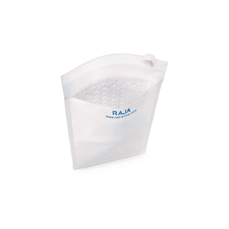 RAJA Pochette matelassée à bulles d'air Eco 350 x 470 mm 75g - Lot de 50