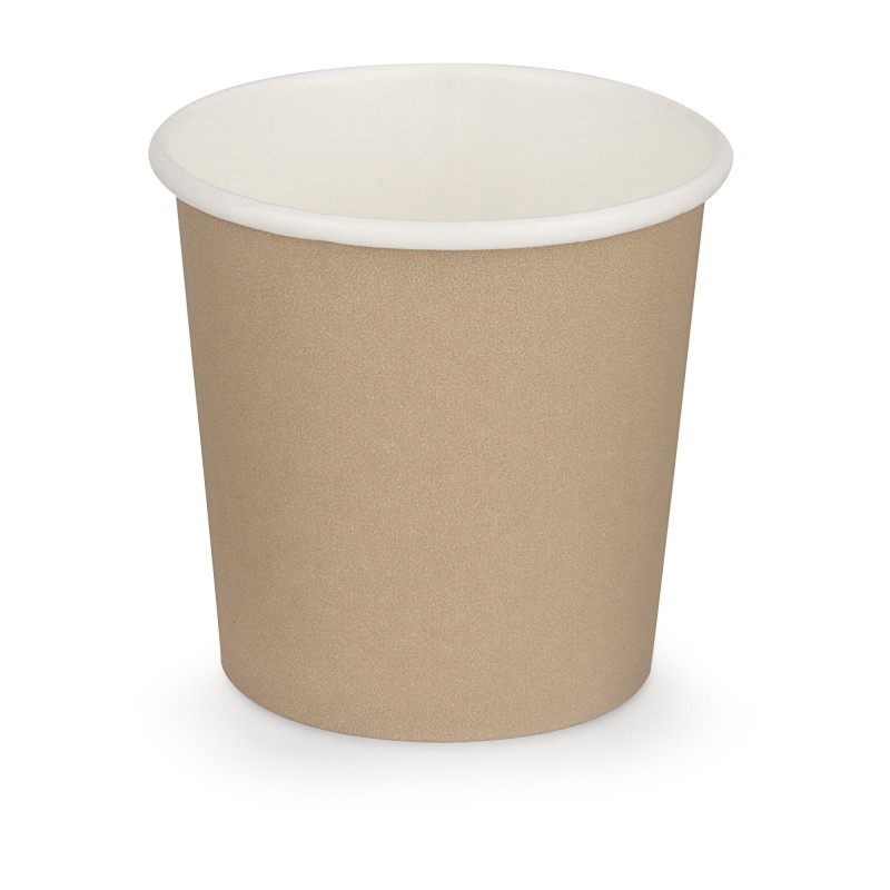 Gobelet en carton Brun 10 cl - Lot de 100