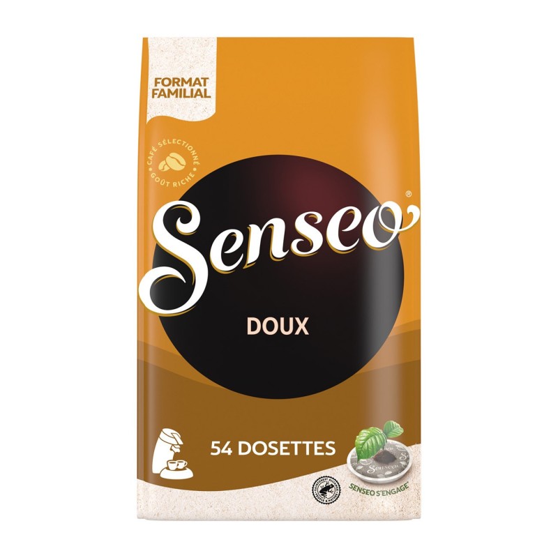 Senseo Café Doux - 54 dosettes souples