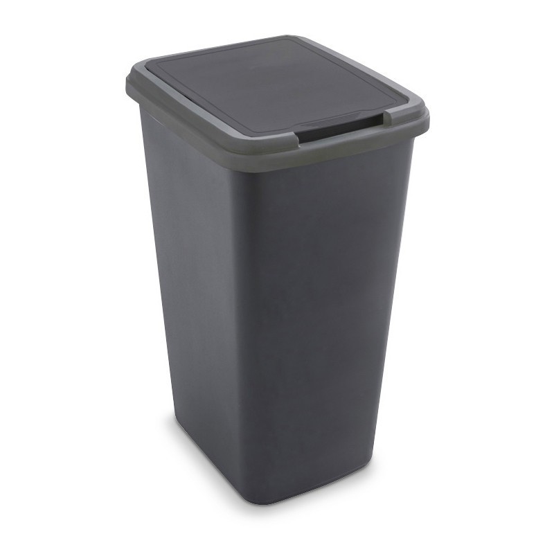 Poubelle à couvercle basculant recyclée 25l