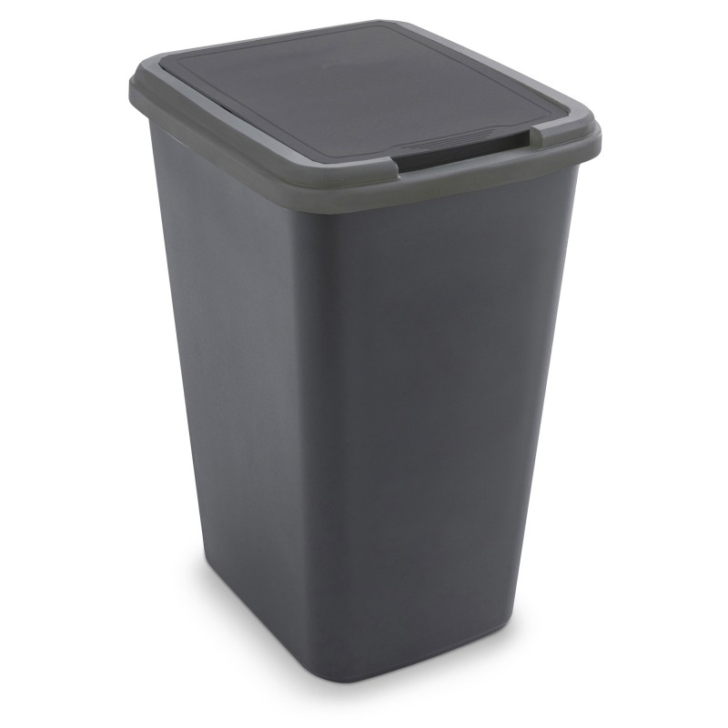 Poubelle à couvercle basculant recyclée 50l