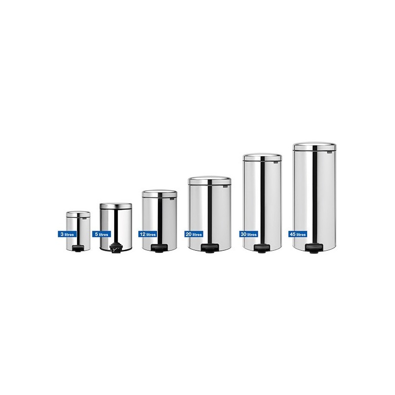 Brabantia Poubelle à pédale 30l - Inox