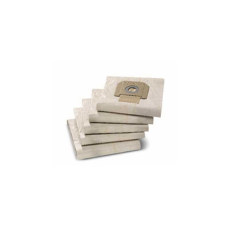 Kärcher Sacs pour aspirateur eau et poussière 65 litres NT65/2 P - Lot de 5
