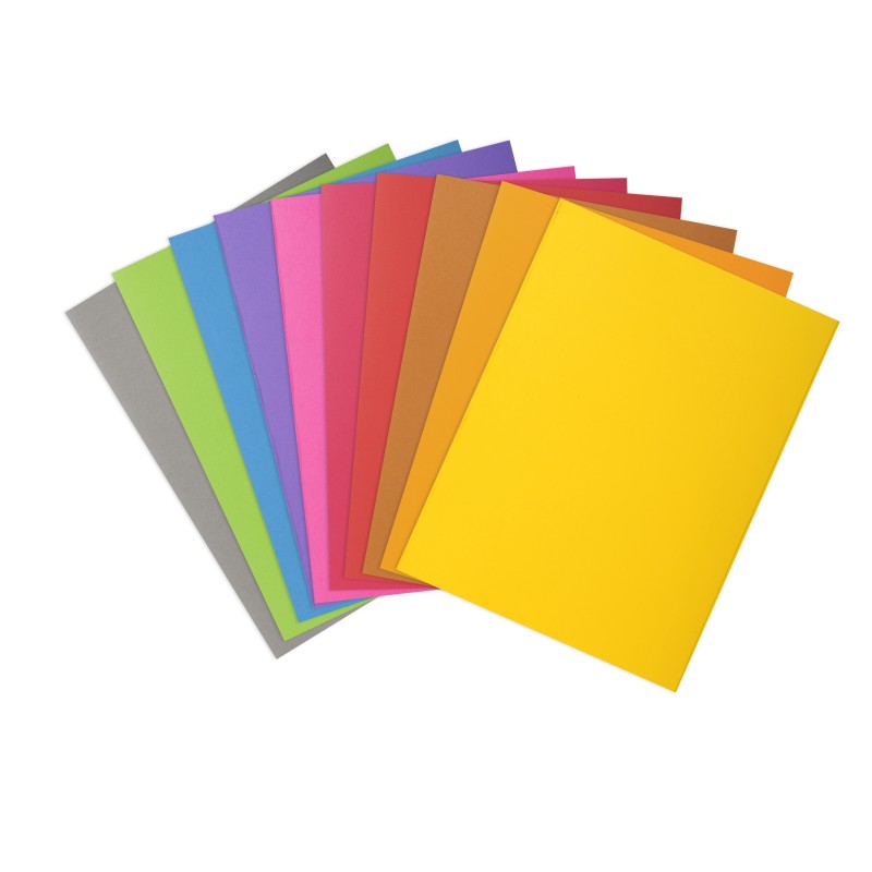 Exacompta Sous-chemises Rock's- Carte 80g - Assortis Vif