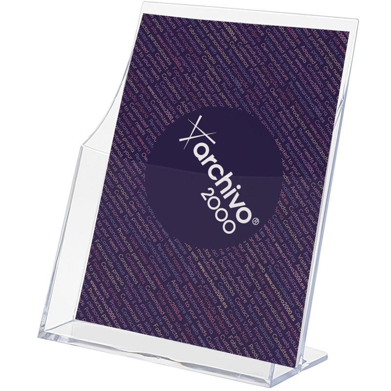 Archivo 2000 Présentoir de table incliné - Format A5 - Transparent