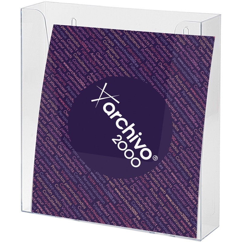 Archivo 2000 Présentoir de table vertical format A5 transparent - 1 Case