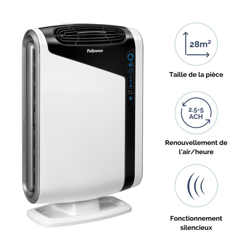 Fellowes Purificateur d'air AeraMax DX95 pour pièce 28 - 42 m²