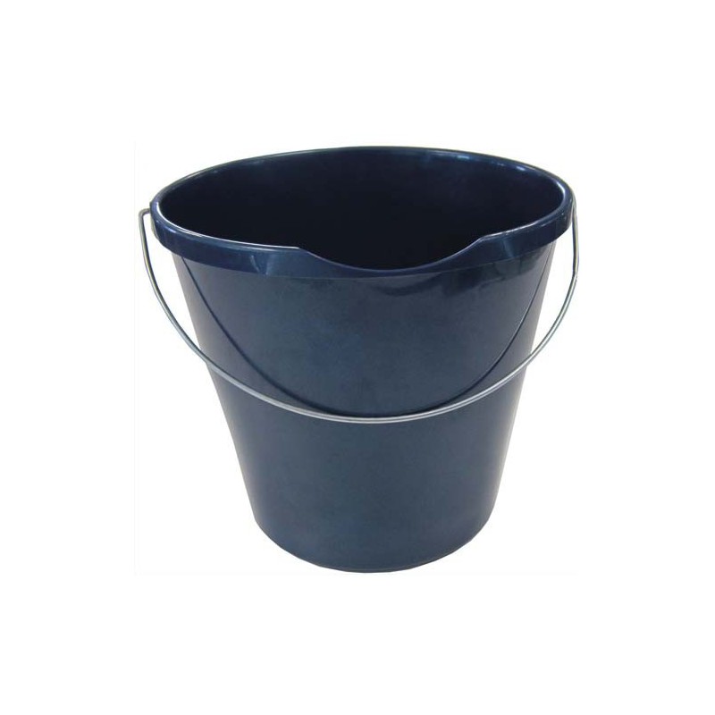 Brosserie Thomas - Seau de ménage rond bec verseur - 12l bleu