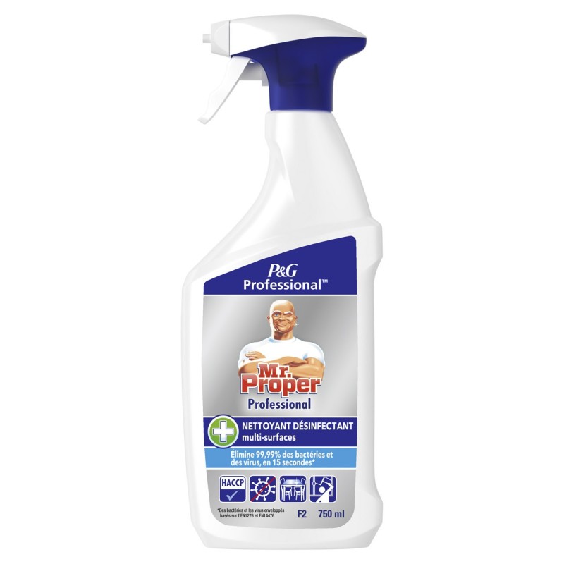 Mr. Propre Détergent multisurfaces antibactérien - Parfum frais - 750 ml