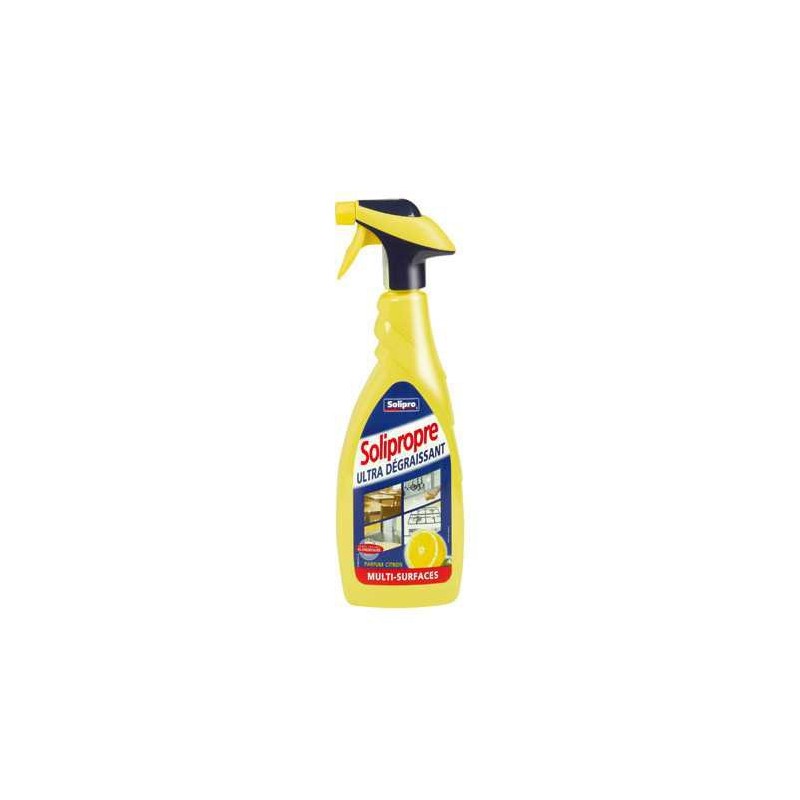 Solipro Nettoyant dégraissant Solipropre parfum citron - Spray 650 ml