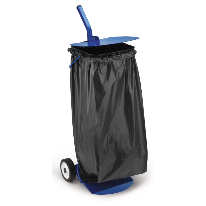 Support sac à roulettes et couvercle 110 l