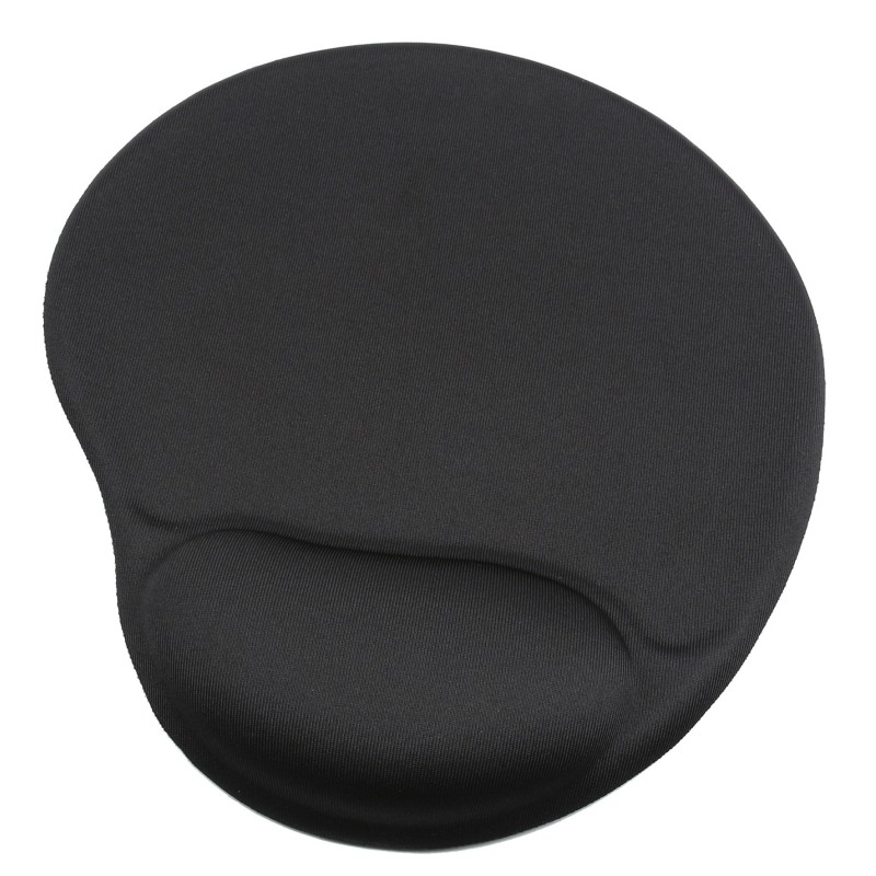RAJA Tapis de souris ergonomique avec repose poignet à mémoire de forme - Noir