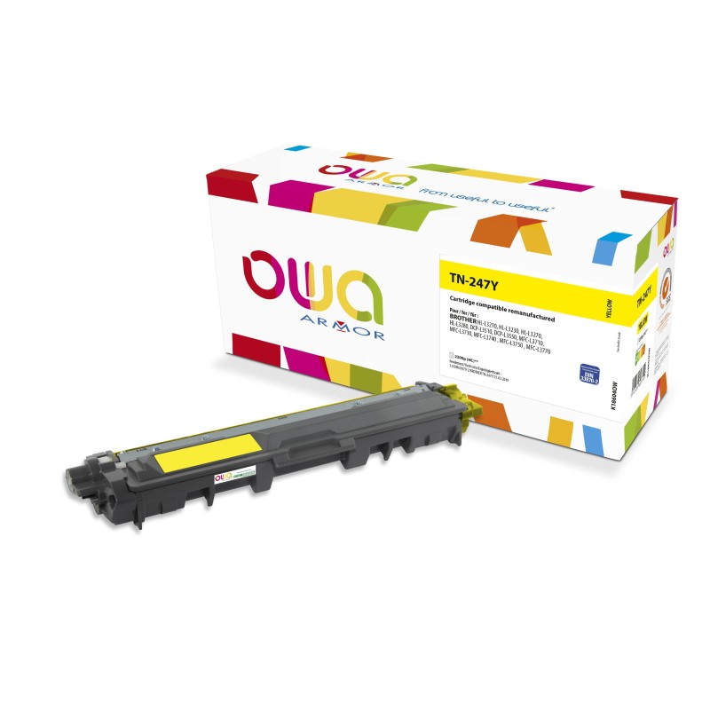 OWA Toner compatible BROTHER TN247Y - K18604OW - Jaune