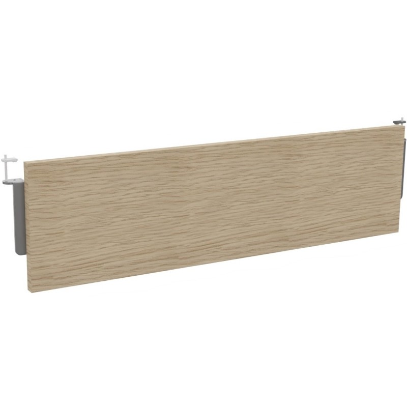 Voile de fond Burocolor Chêne pour bureau L.120 cm pieds Aluminium