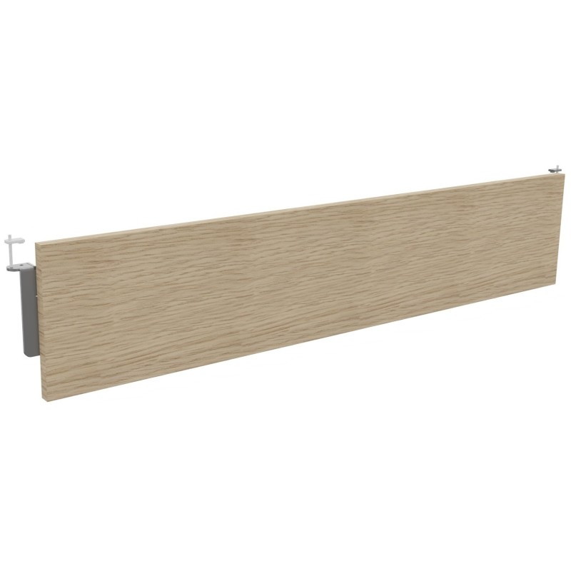 Voile de fond Burocolor Chêne pour bureau L.160 cm pieds Aluminium