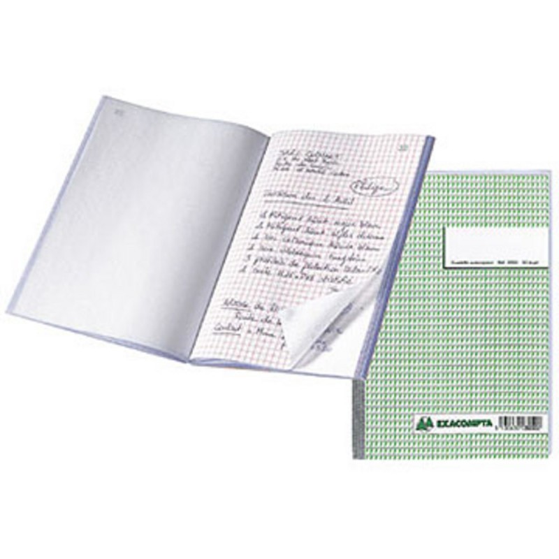 Exacompta Manifold quadrillé 5x5 - 29,7 x 21 cm - 50 feuilles autocopiantes 2 exemplaires