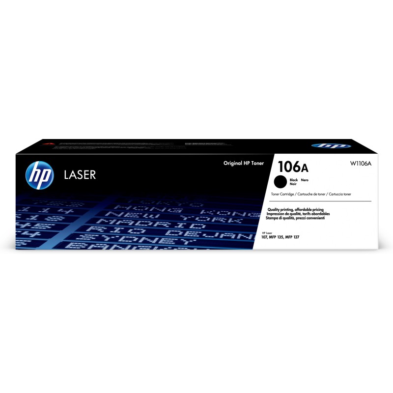 HP 106A Toner authentique W1106A - Noir