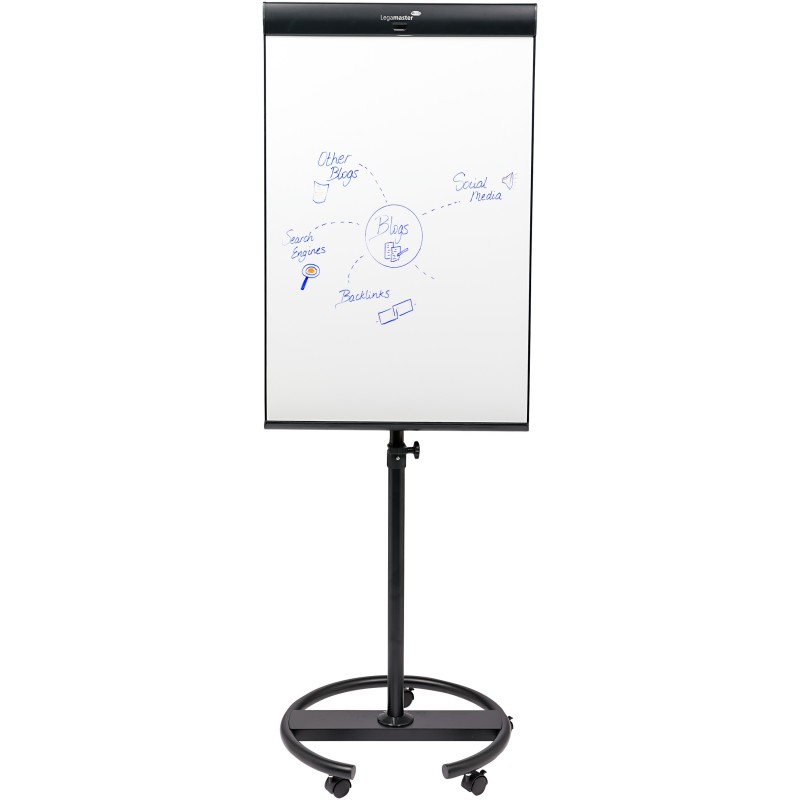 Legamaster Chevalet de conférence mobile Universal - Base ronde - 175 x 68cm