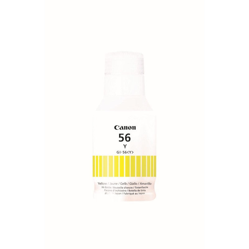 Canon GI 56 Bouteille d'encre authentique grande capacité 4432C001 - Jaune