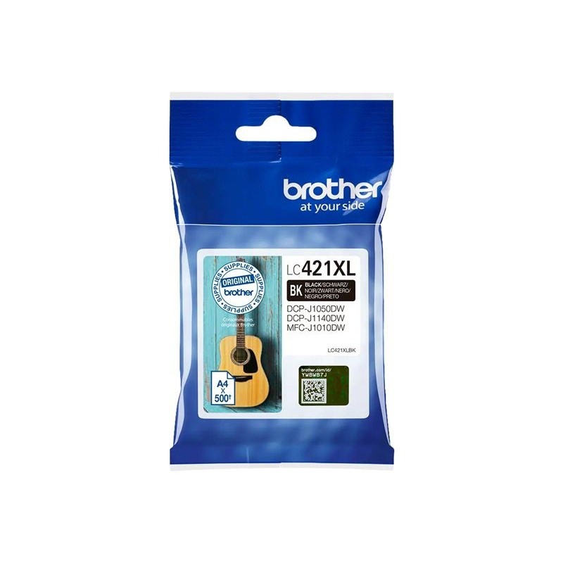 Brother LC421XLBK Cartouche d'encre originale grande capacité - Noir