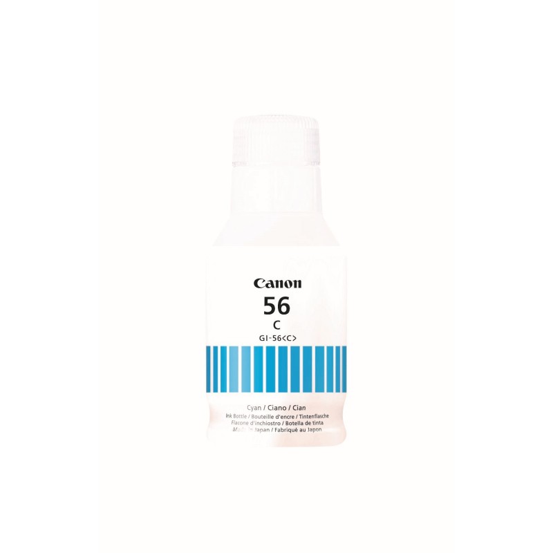 Canon GI 56 Bouteille d'encre authentique grande capacité 4430C001 - Cyan